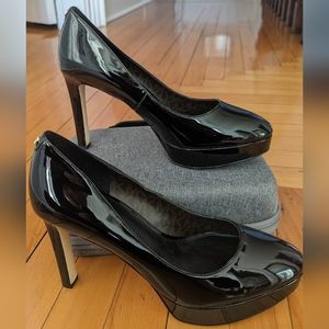 Chantal Faux Patent Leather Platform Pump